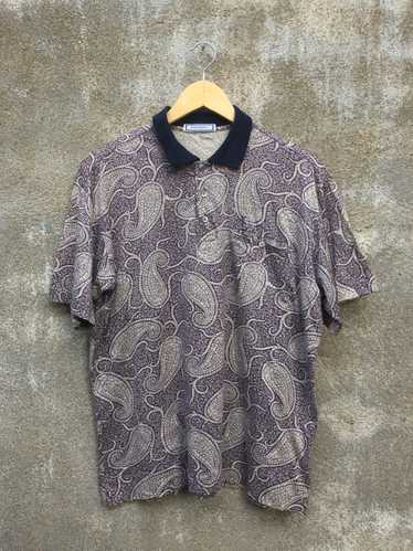 Yves Saint Laurent Paisley Polo