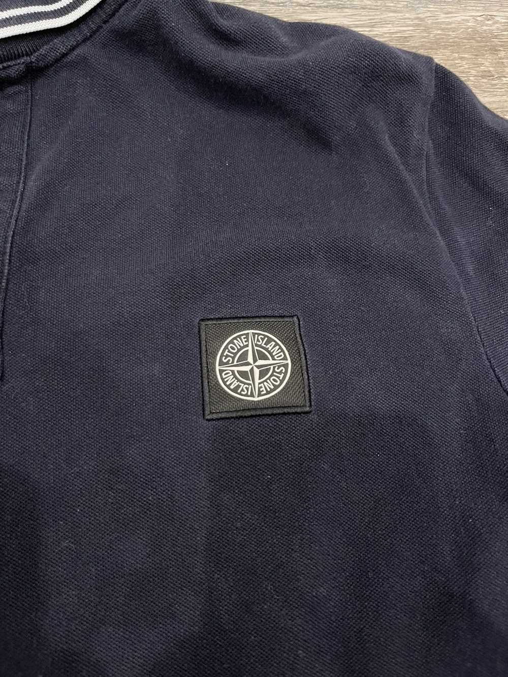 Stone Island Navy Blue Stone Island Polo - image 2