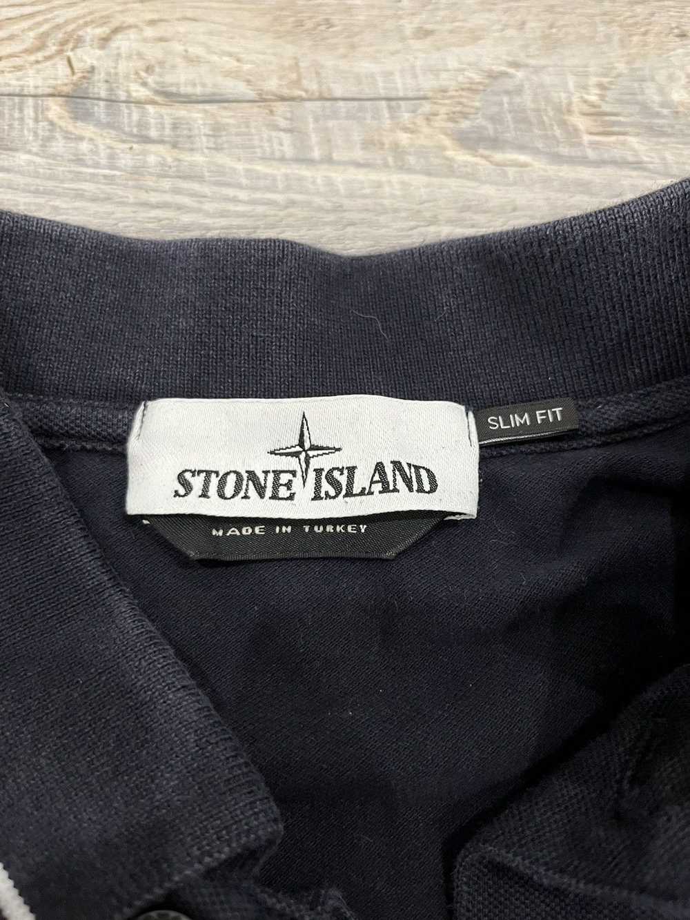 Stone Island Navy Blue Stone Island Polo - image 3