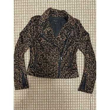 romeo + juliette couture leopard moto jacket - image 1