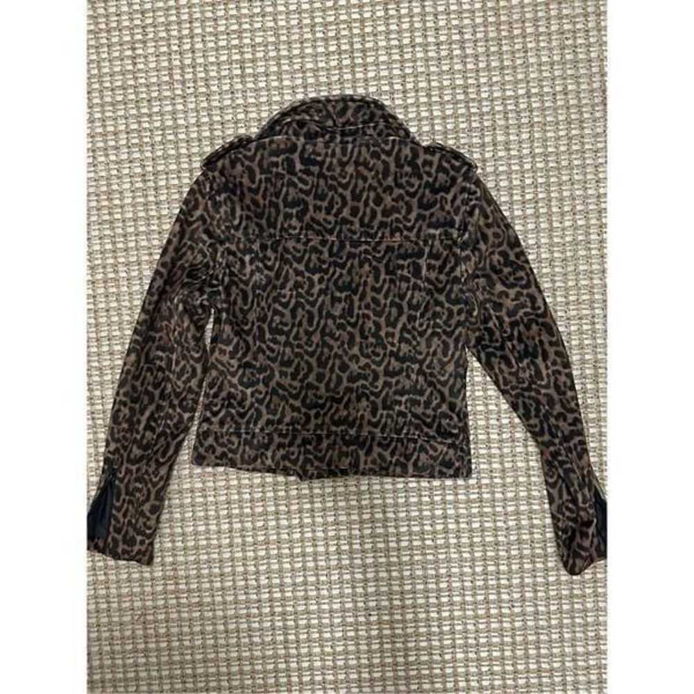 romeo + juliette couture leopard moto jacket - image 3