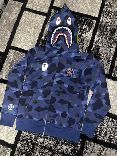 Bape Bape x PSG Color Camo Tee Gem