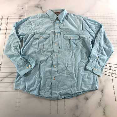 Orvis Orvis Button Down Shirt Mens Large Light Blu