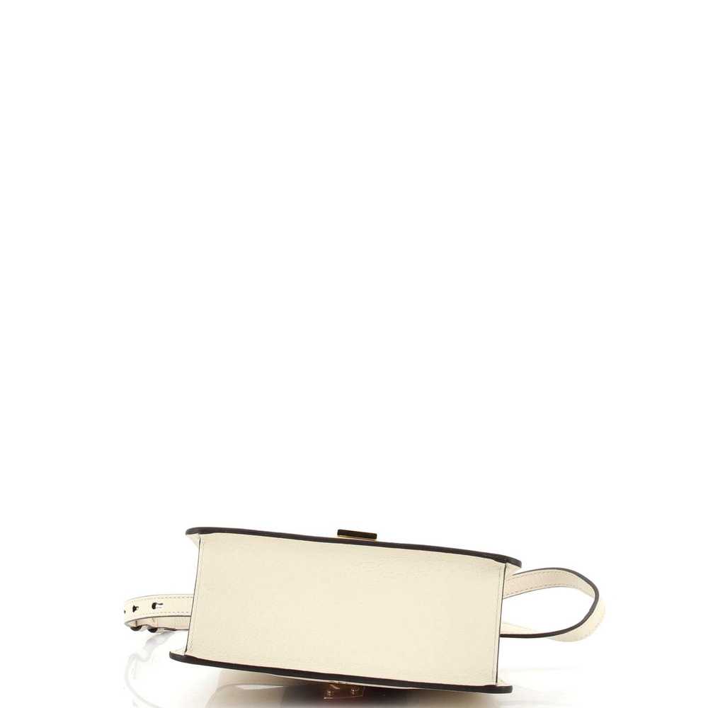 Gucci Sylvie Top Handle Bag Printed Leather Mini - image 4