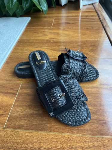 Sam Edelman Sam Edelman black raffia sandals