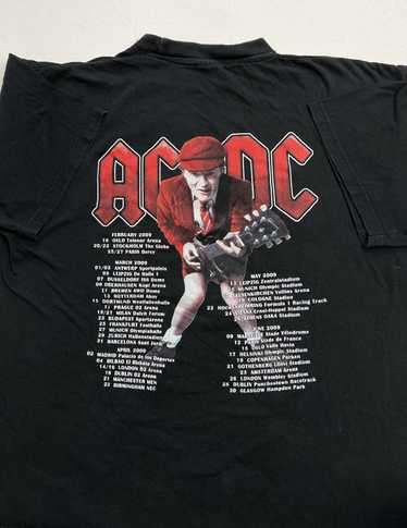 Ac/Dc × Band Tees × Vintage Tshirt AC/DC Black Ice