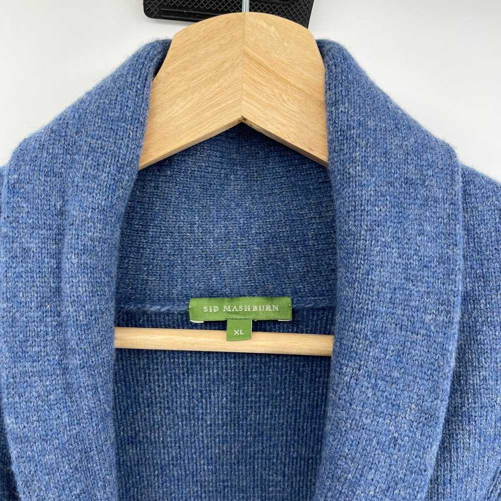 Sid Mashburn Sid Mashburn | Shawl Collar Blue Lam… - image 4