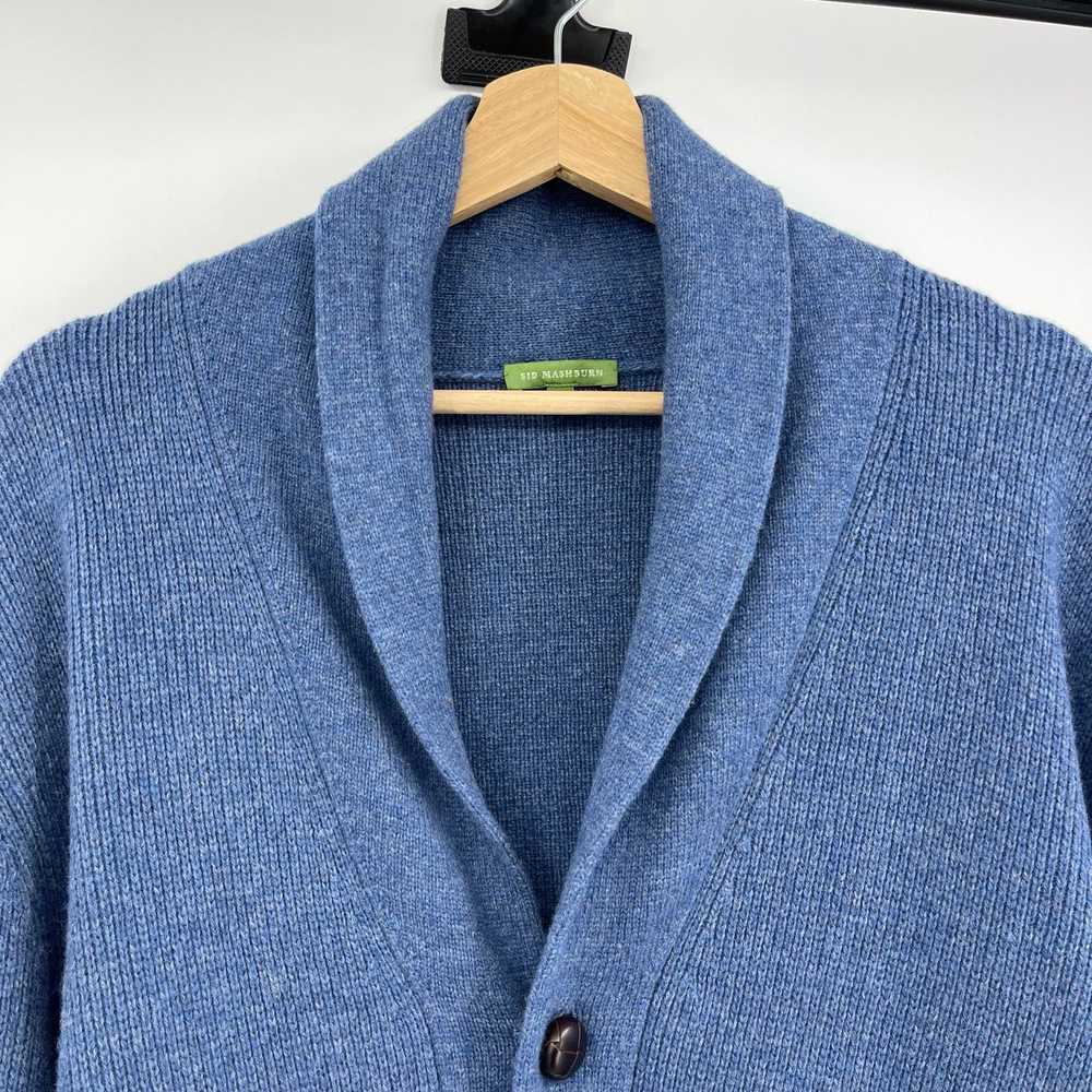 Sid Mashburn Sid Mashburn | Shawl Collar Blue Lam… - image 5