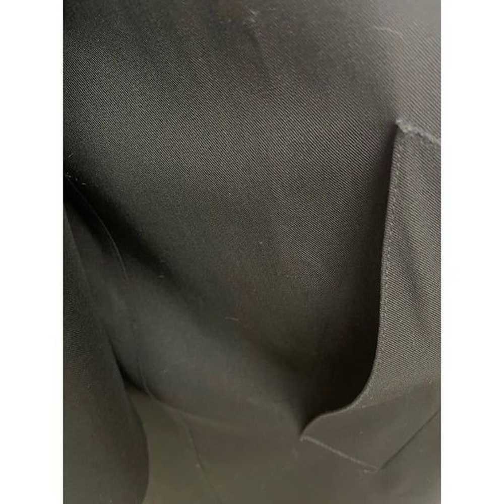 Talbots Black Traditional Long Coat Size 14 - image 4
