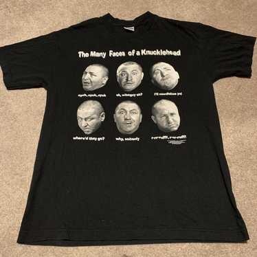 Hanes 1997 THE THREE STOOGES “FACES OF KNUCKLEHEA… - image 1