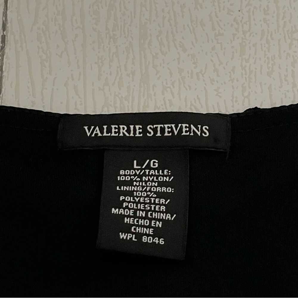 Other VALERIE STEVENS Black Lace Overlay Sleevele… - image 6