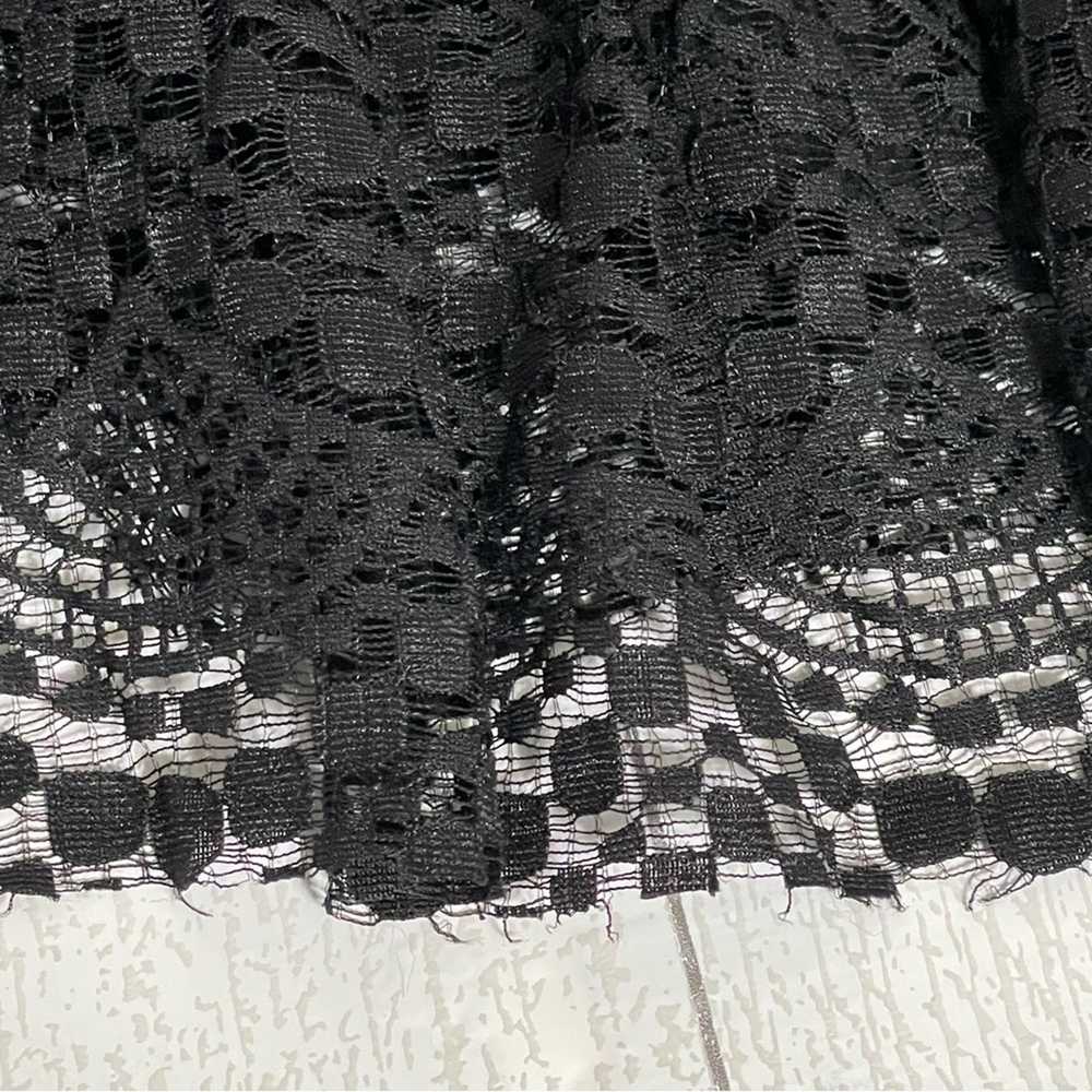 Other VALERIE STEVENS Black Lace Overlay Sleevele… - image 8