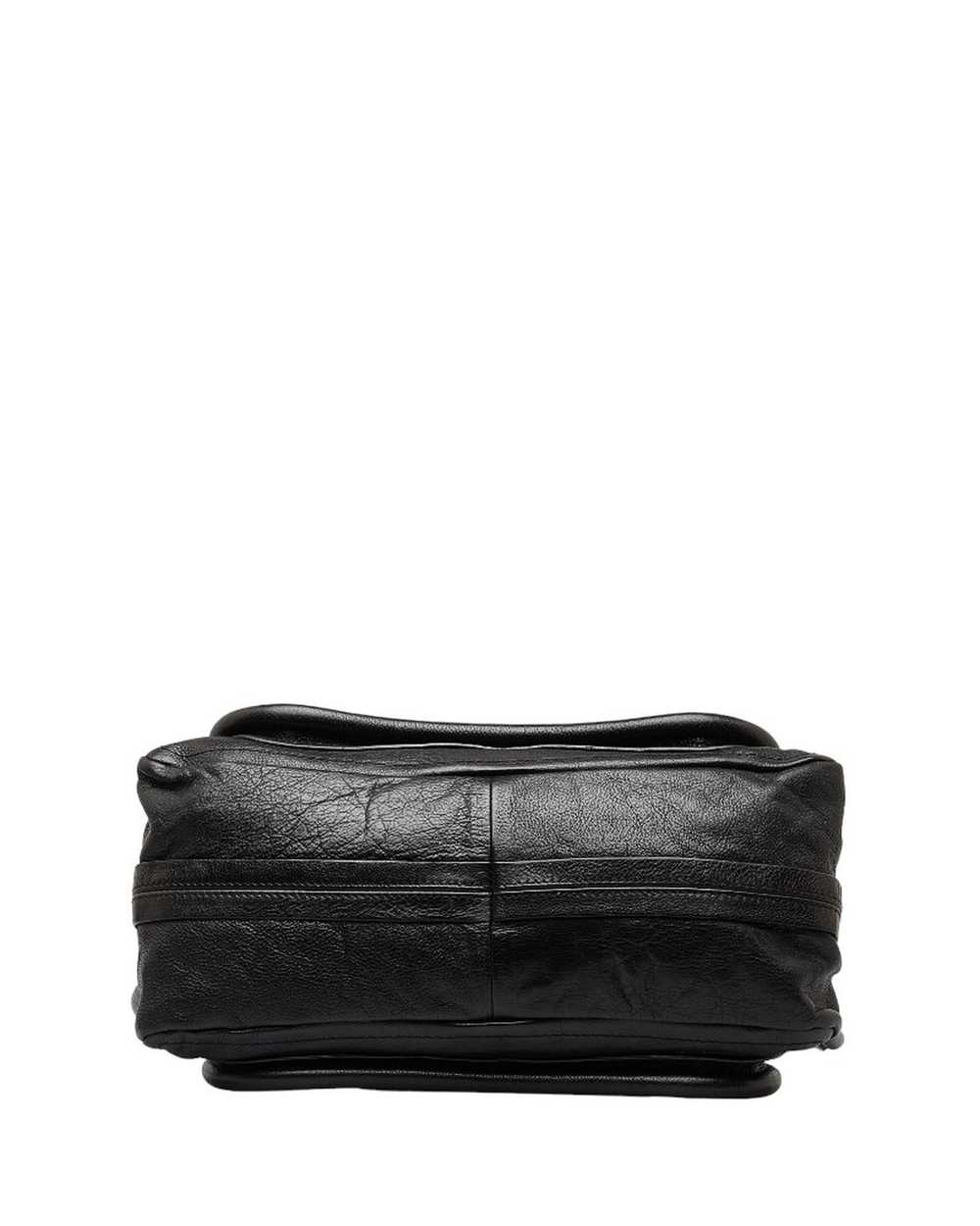 Chloe Leather Paraty Shoulder Bag in Black - image 4