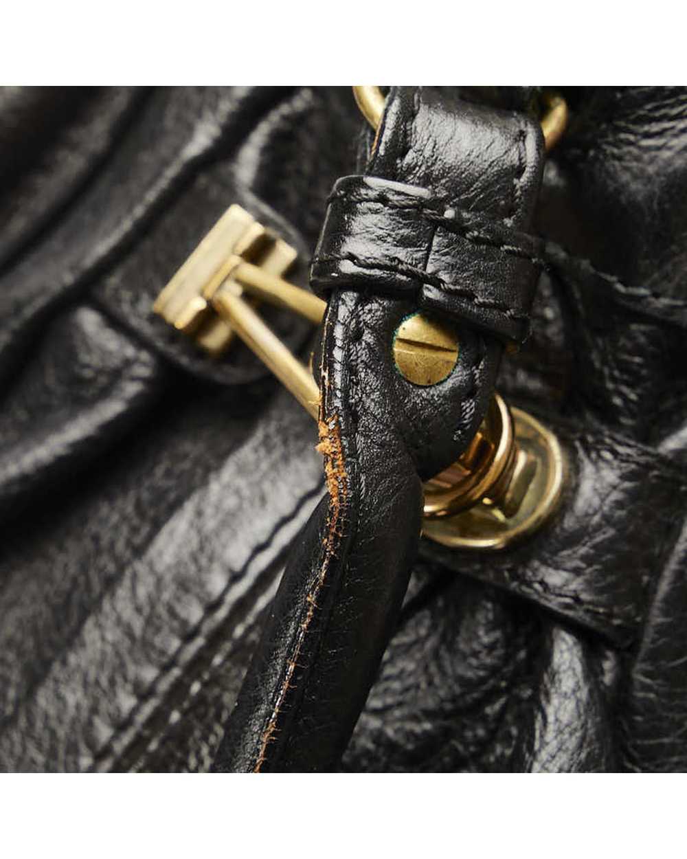 Chloe Leather Paraty Shoulder Bag in Black - image 5