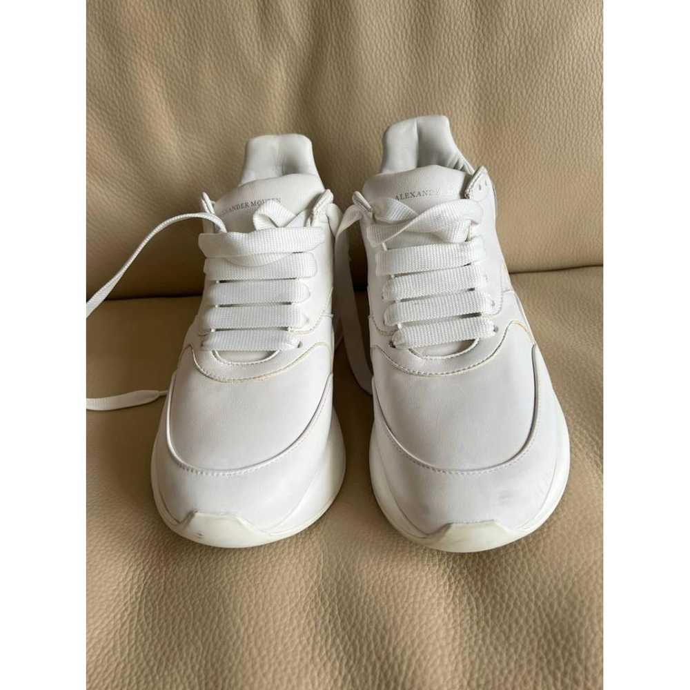 Alexander McQueen Court Trainer leather trainers - image 2