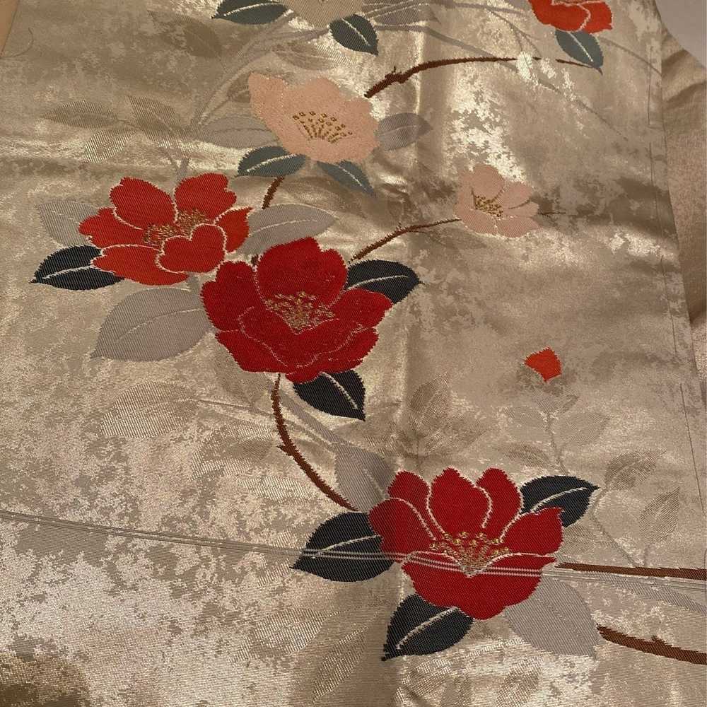 Vintage Japanese silk obibelt - image 8