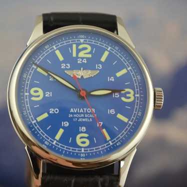 Watch Raketa Buran, Military vintage watch Aviator