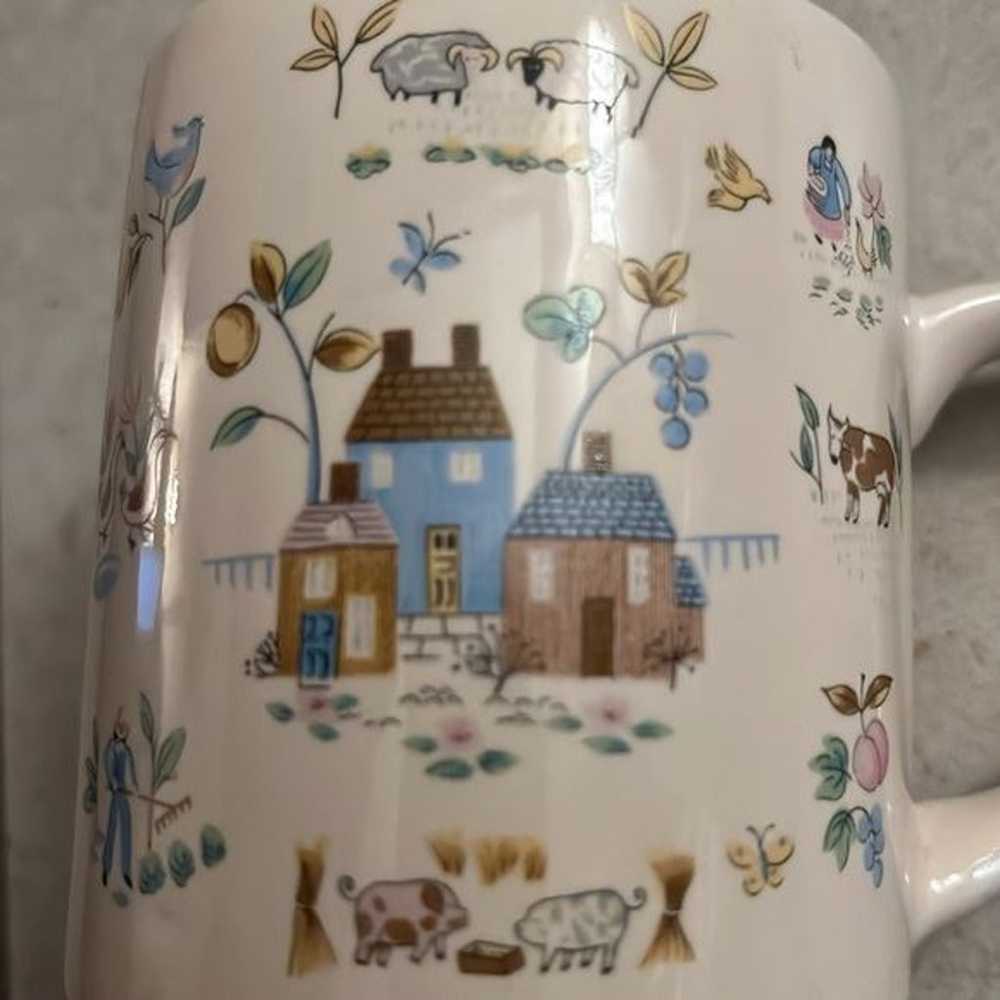 Vintage farm coffee mug - image 3