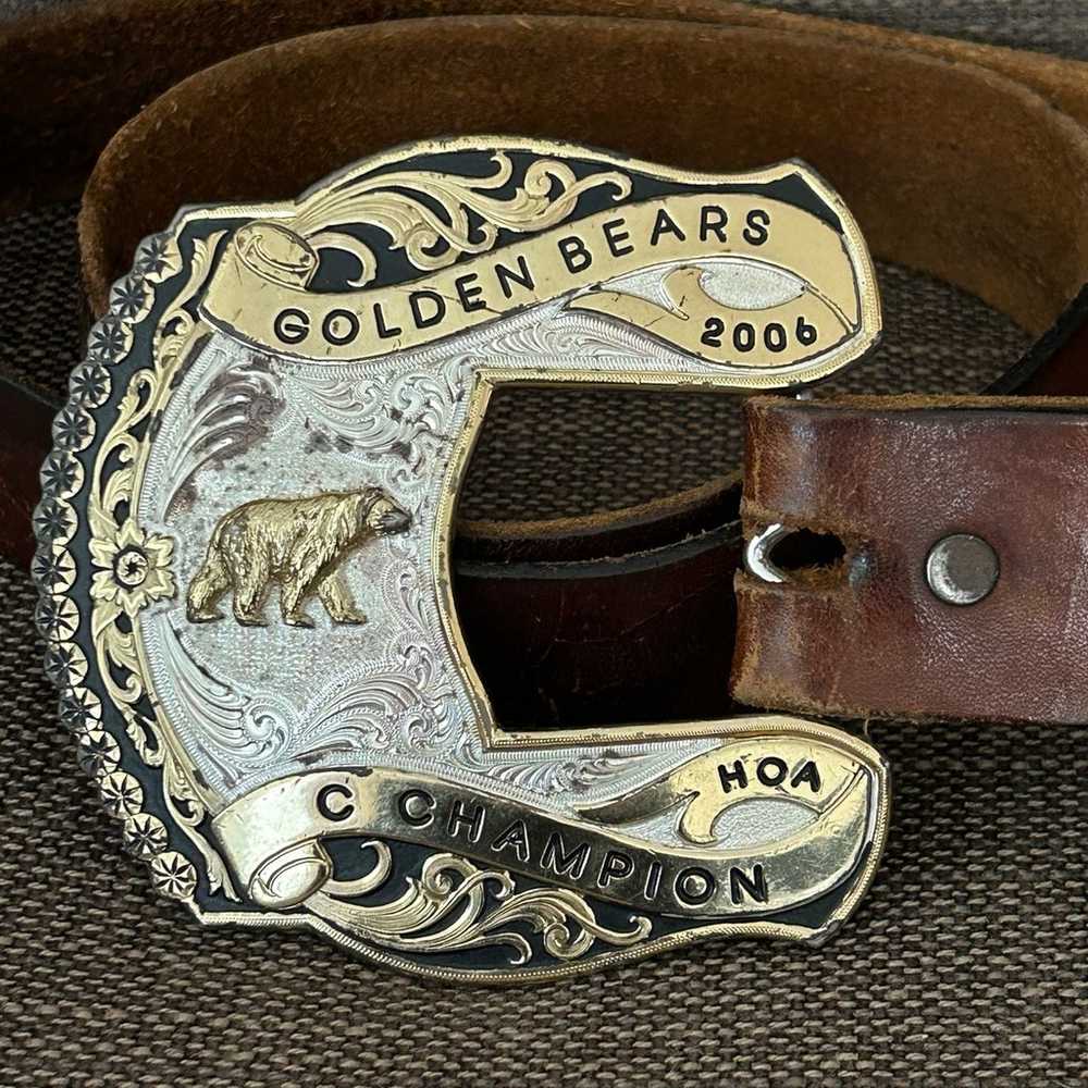 Vintage Montana Silversmith Golden Bears C Champi… - image 2