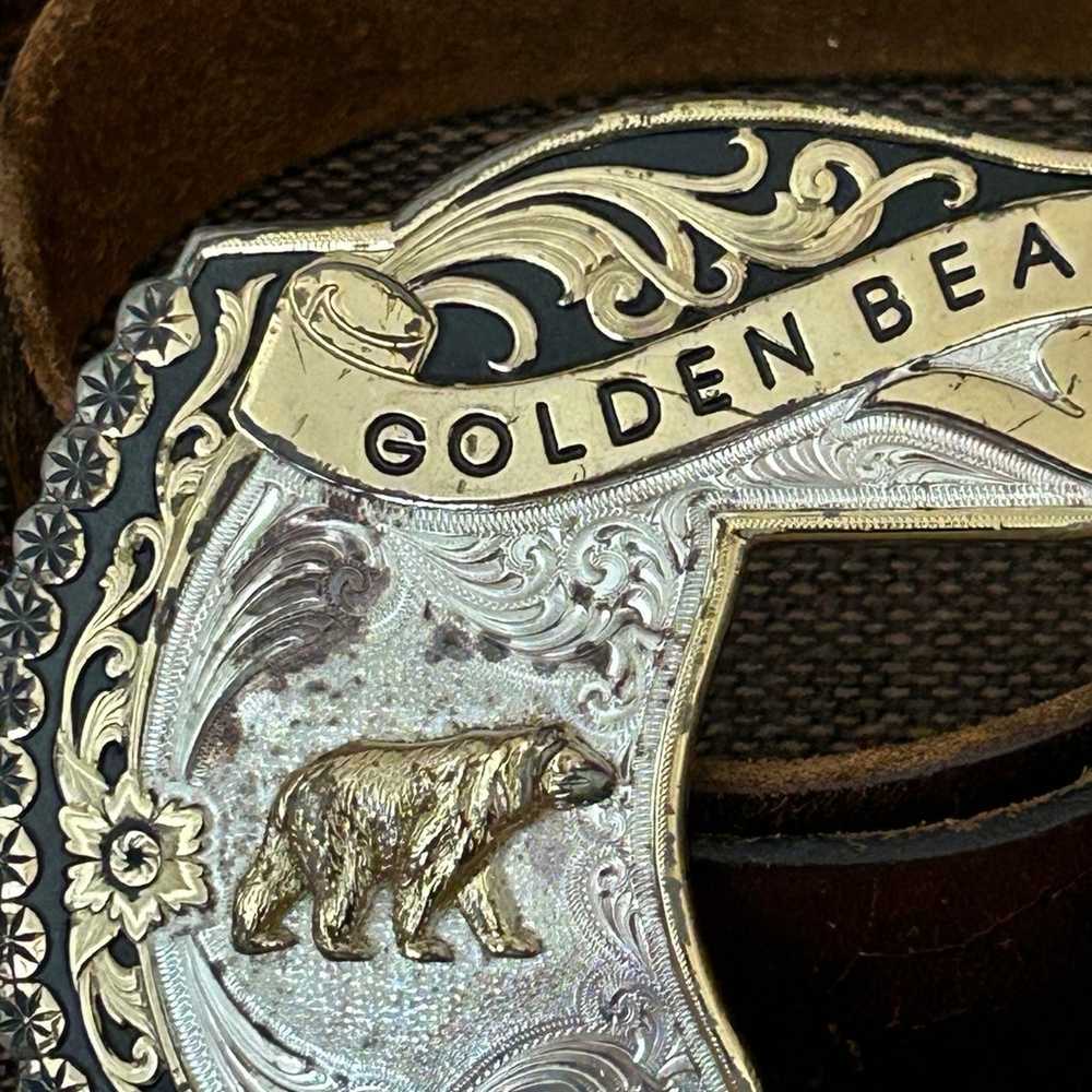 Vintage Montana Silversmith Golden Bears C Champi… - image 3