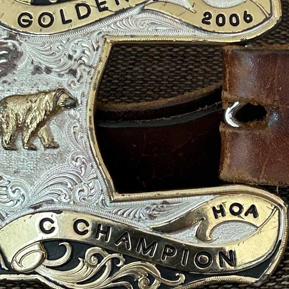 Vintage Montana Silversmith Golden Bears C Champi… - image 4