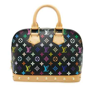 Louis Vuitton Alma cloth handbag