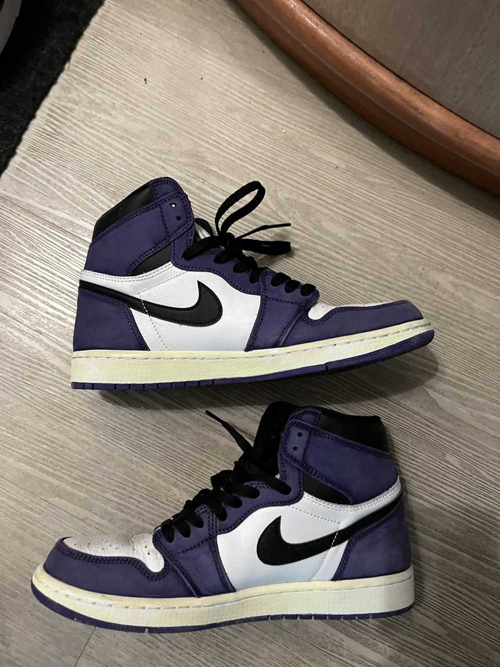 Custom Custom Jordan 1 court purple - image 2