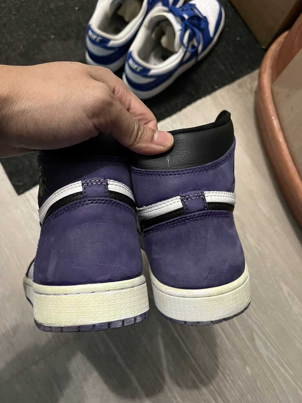 Custom Custom Jordan 1 court purple - image 3