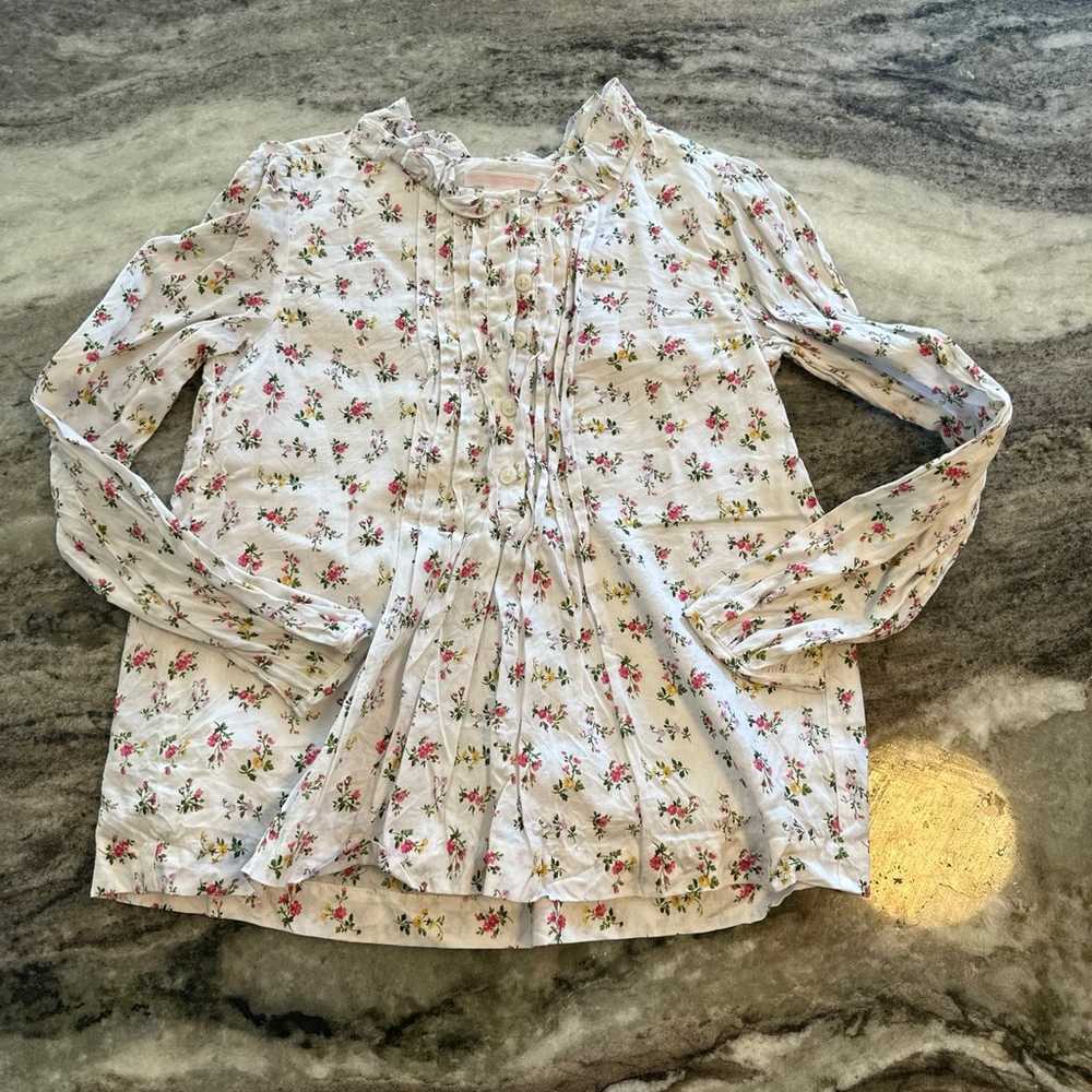 JANIE AND JACK floral blouse - image 1