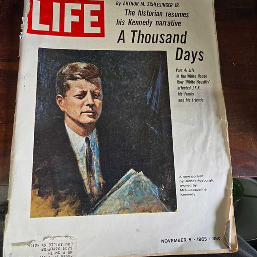 Vintage Life Magazine John F. Kennedy A Thousand … - image 1