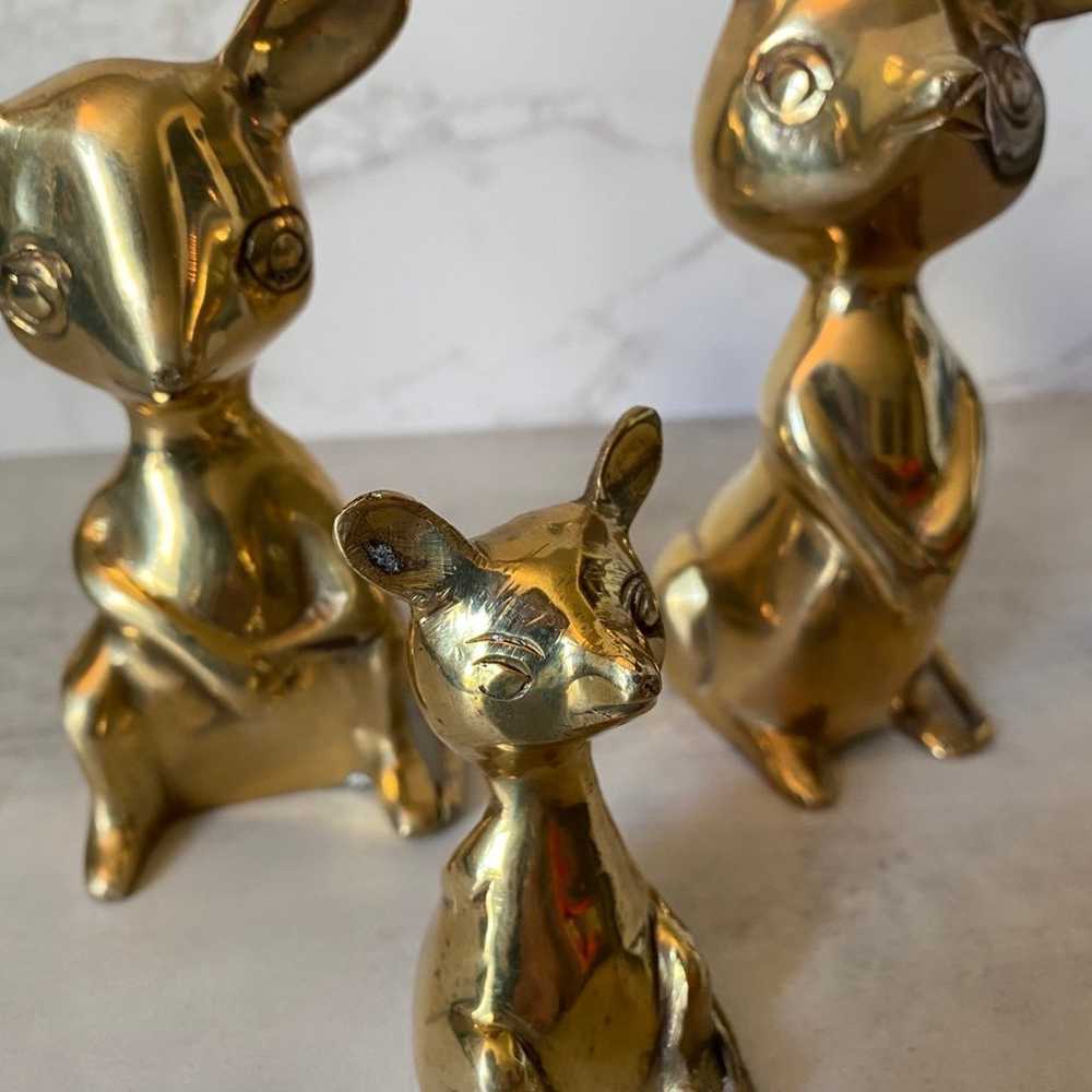 Vintage Brass Mice figurines - image 4