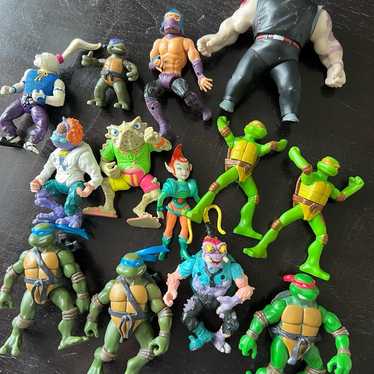 Vintage tmnt teenage mutant ninja turtle lot