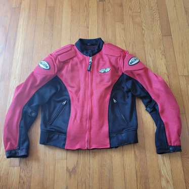 Joe Rocket Joe Rocket XL Red Mesh Padded Armor Mo… - image 1