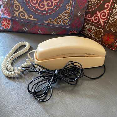 Vintage working telephone. 1970s aesthetic .