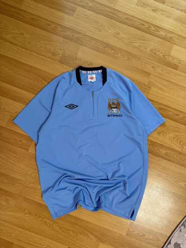 Rare × Soccer Jersey × Vintage MANCHESTER CITY UM… - image 1