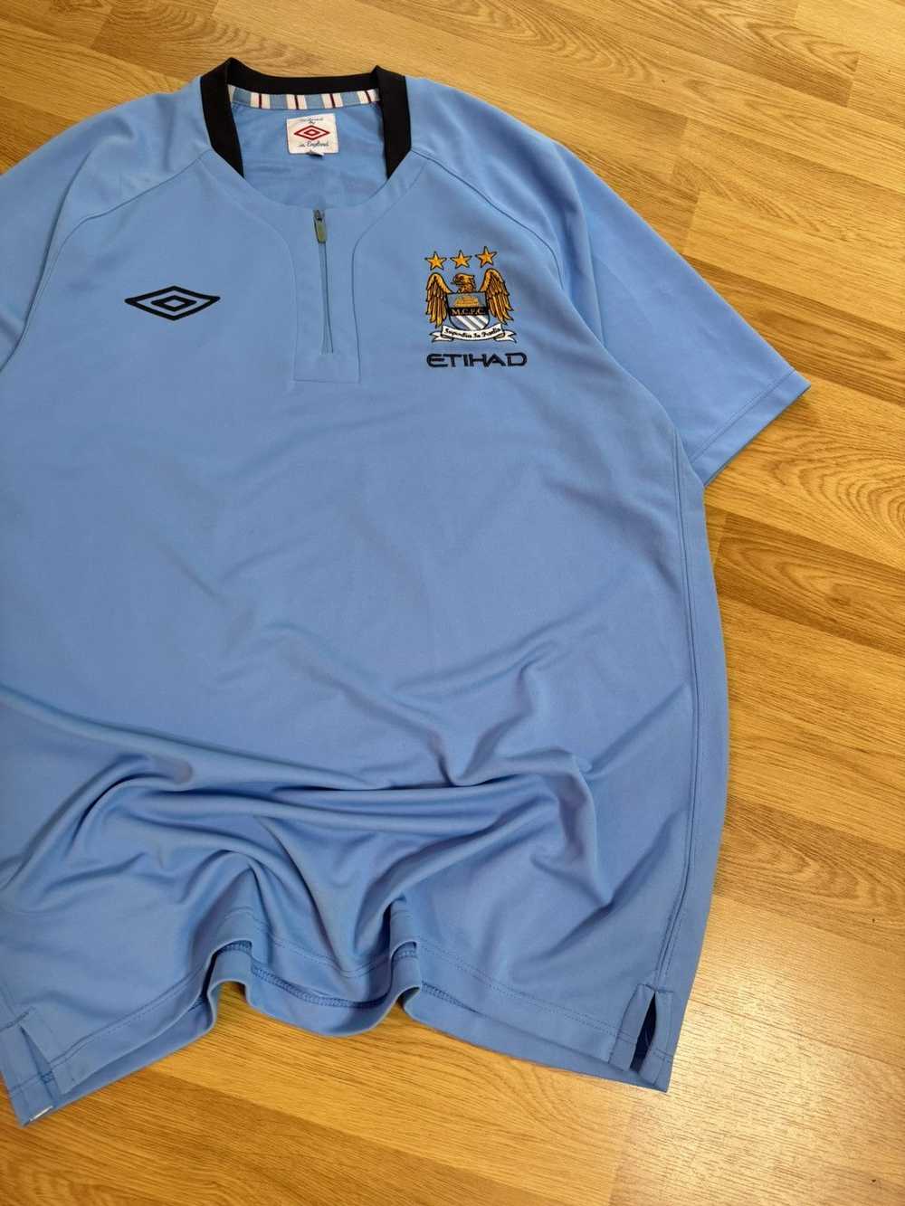 Rare × Soccer Jersey × Vintage MANCHESTER CITY UM… - image 3