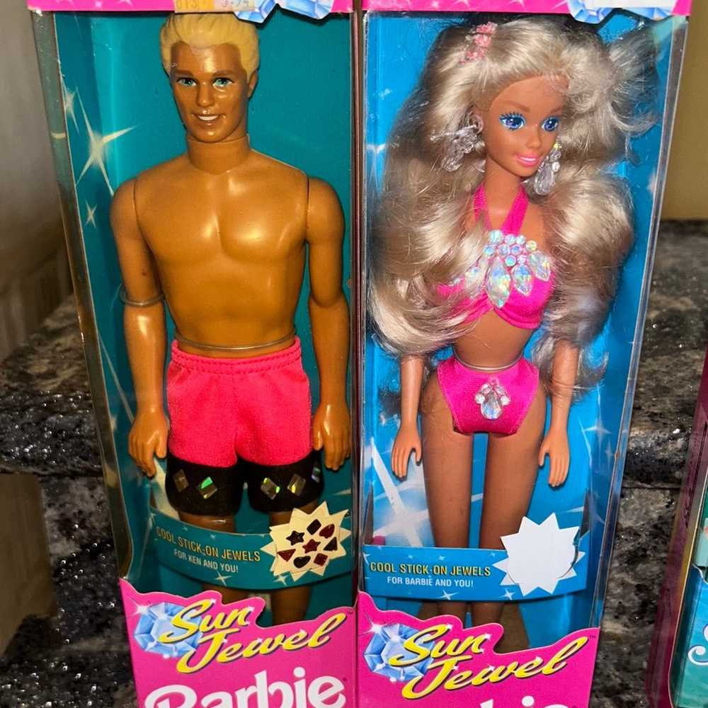 Sun Jewel Barbie & Ken Doll NRFB - image 1