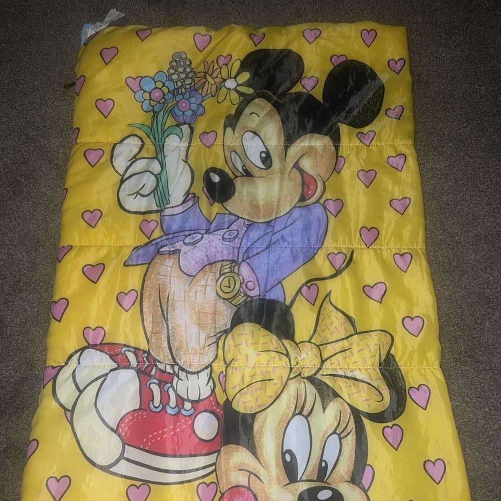 Vintage 1980’s Mickey And Minnie Mouse Sleeping B… - image 6