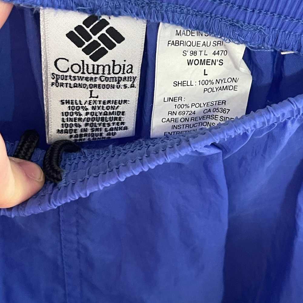 Vintage 90s Columbia womens L Cargo Shorts Belted… - image 4