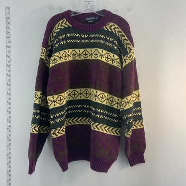 VTG Nautica Red Men's Pullover Sweater Size L - image 1