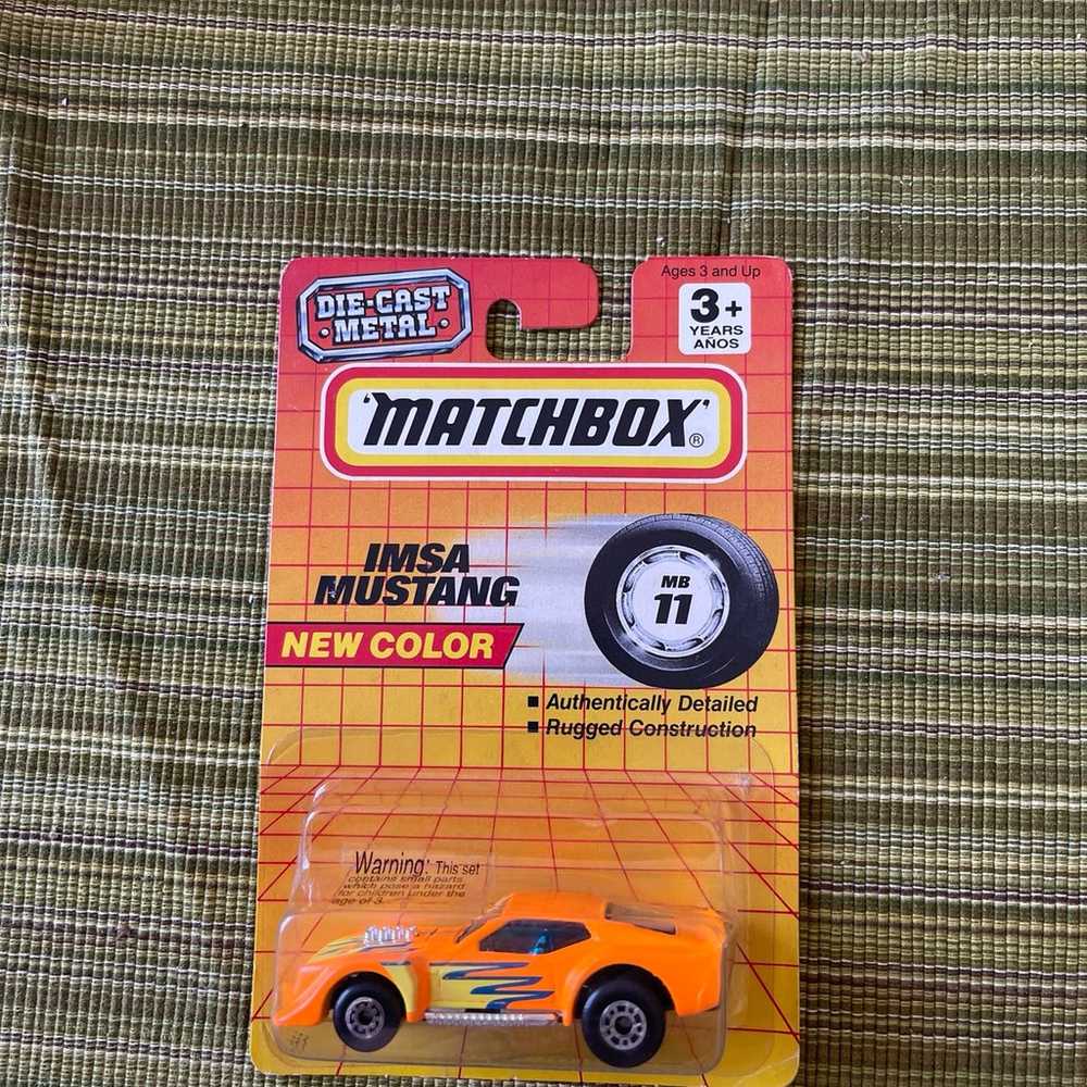 Matchbox 1993 die cast metal imsang mustang toy c… - image 1