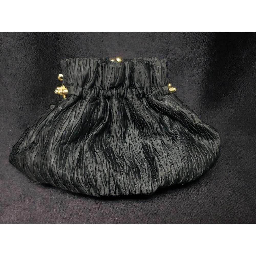 Vintage Nordstrom Black Silk - Like Plisse Fabric… - image 5