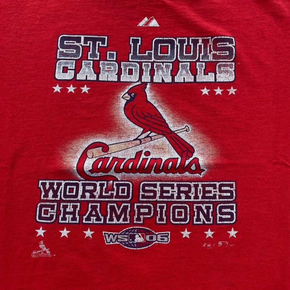 Vintage 2006 St. Louis Cardinals World Series Shi… - image 2