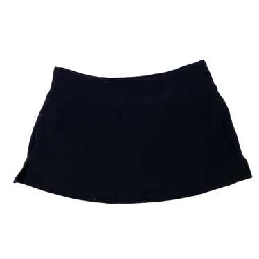 Black Ribbed Mini Skirt (S) - image 1
