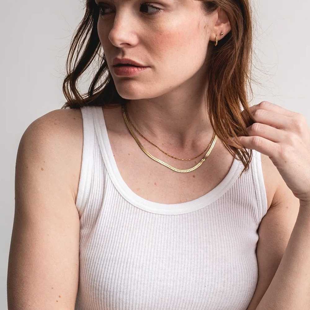 The Corsica Tank in White | Vintage Deadstock Rib… - image 3