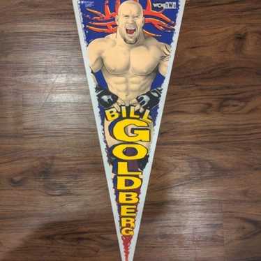 WCW nWo Bill Goldberg Pennant Flag WWF WWE EW TNA… - image 1