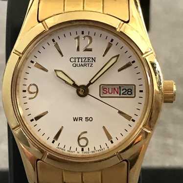 Vintage Citizen, gold tone, day, date's calendar w