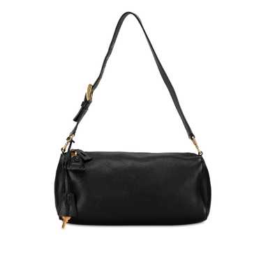 Black Prada Leather Shoulder Bag