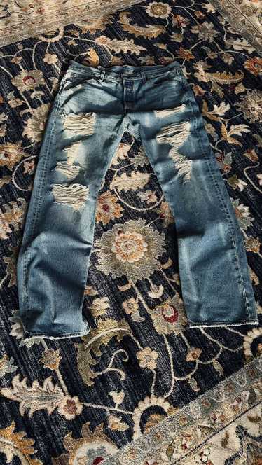 Levi's Levi’s 501 distressed jeans