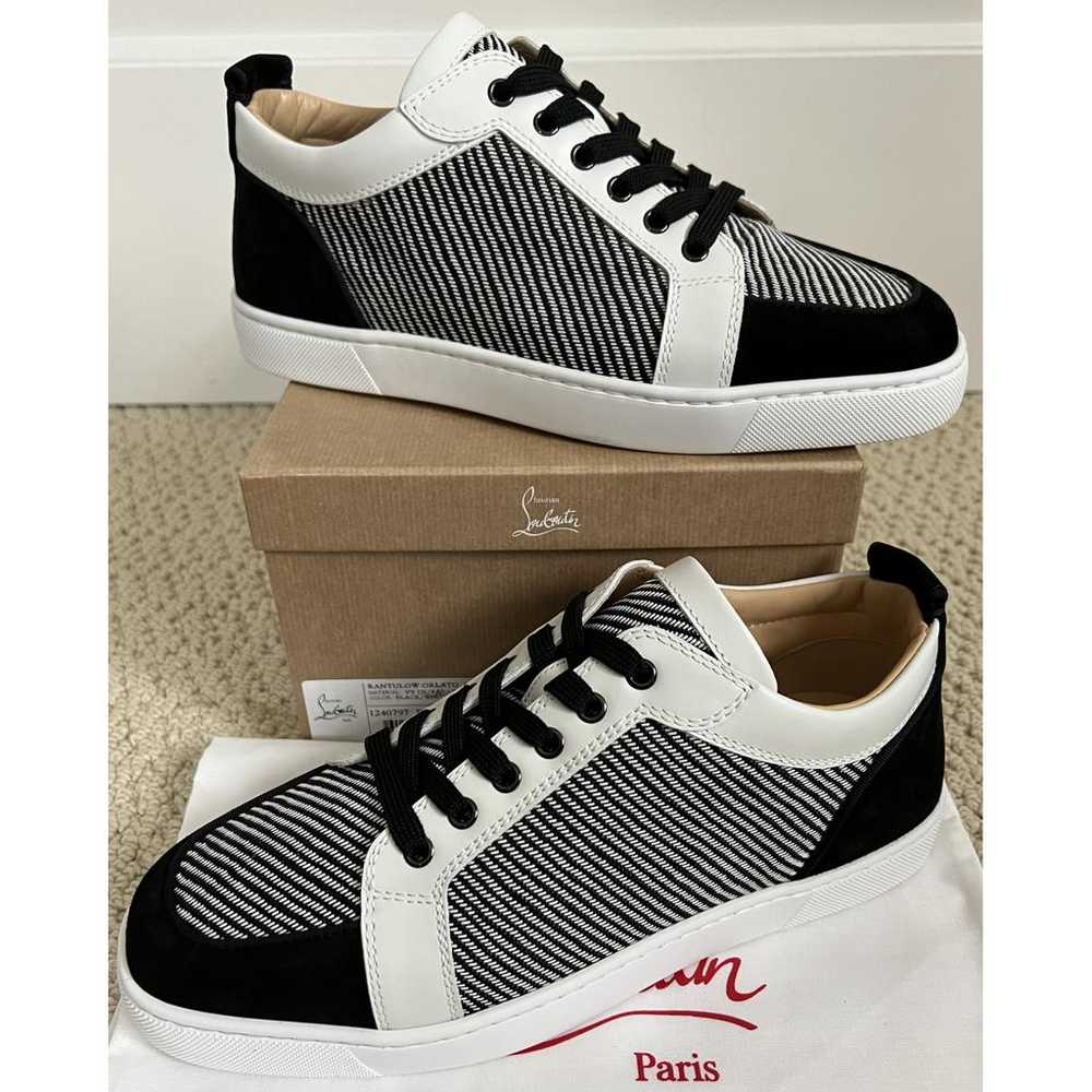 Christian Louboutin Rantulow leather low trainers - image 10